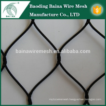 stainless steel oxidation black cable netting/stainless steel wire rope mesh net made in china